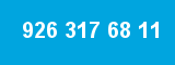 926 317 68 11